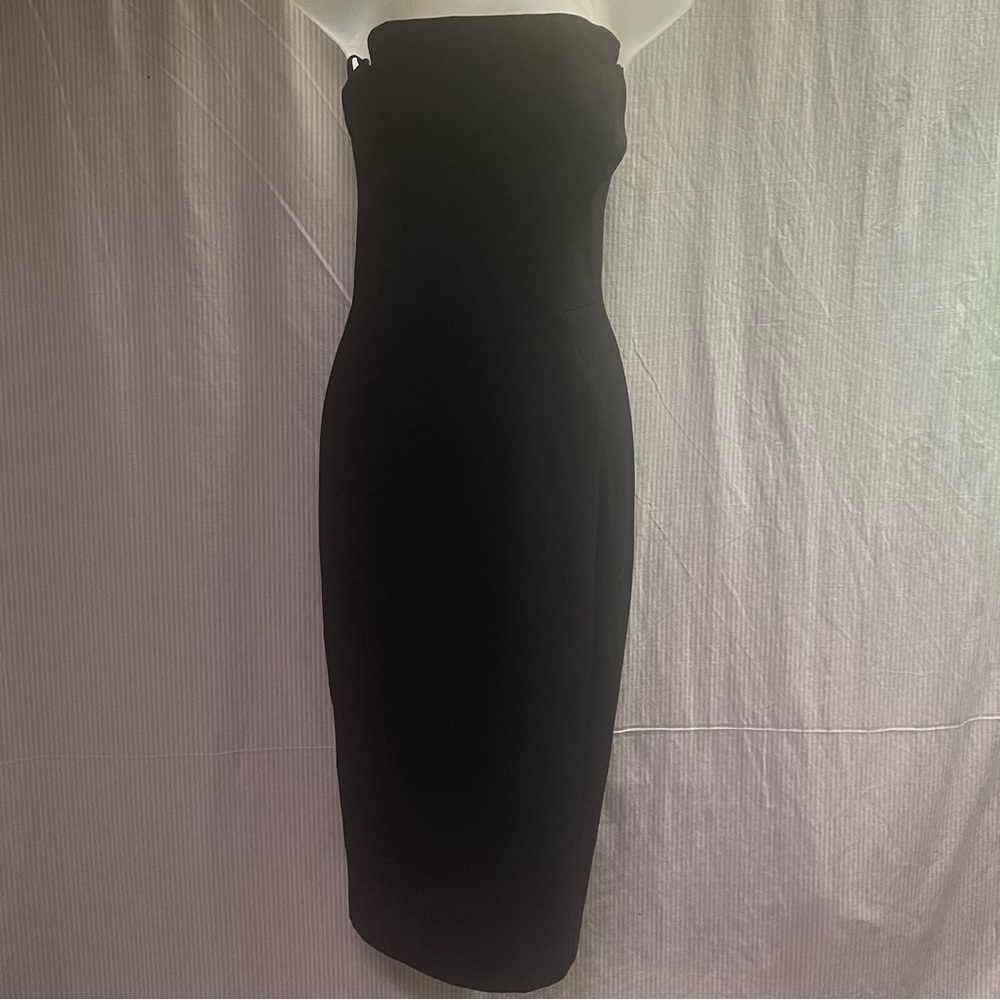 Jill Stuart Black Strapless Dress